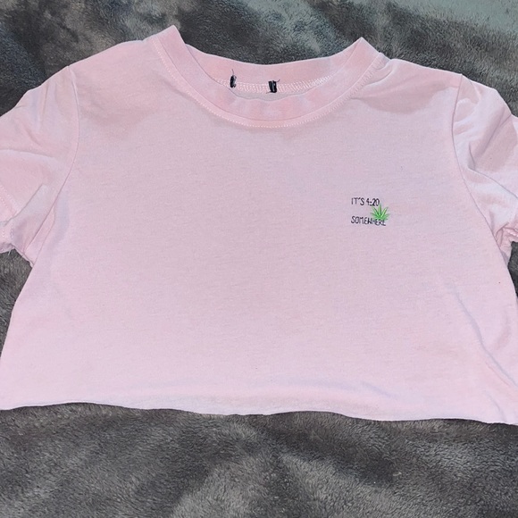 Light Pink Crop - Picture 1 of 2